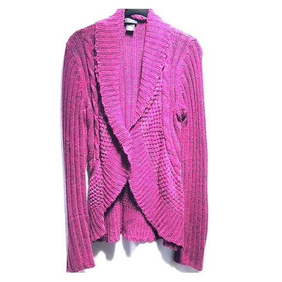 Rue21 Sweaters - Rue21 Purple and‎ Gray Sweater Cardigan
